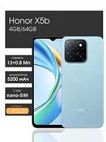 Телефон Huawei Honor X5b 4/64Gb голубой