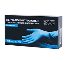 Перчатки НИТРИЛОВЫЕ ОДНОРАЗОВЫЕ "ГОЛУБЫЕ" ( 50 пар в уп.) XL