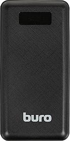Внешний аккумулятор (Power Bank) Buro BPF30D, 30000мAч, черный [bpf30d22pbk]