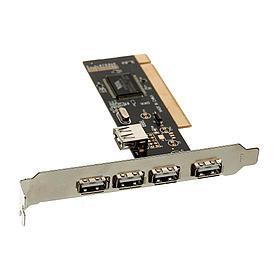 Контроллер ExeGate EXE-352 PCI 4*USB2.0 ext + 1*USB2.0 int OEM [EX281227RUS]