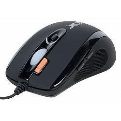 Мышь A4TECH X-710BK, игровая, оптическая, проводная, USB, черный [x-710bk usb]