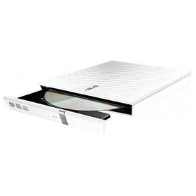 Оптический привод DVD-RW ASUS SDRW-08D2S-U LITE/WHT/G/AS, внешний, USB, белый(бежевый), Ret