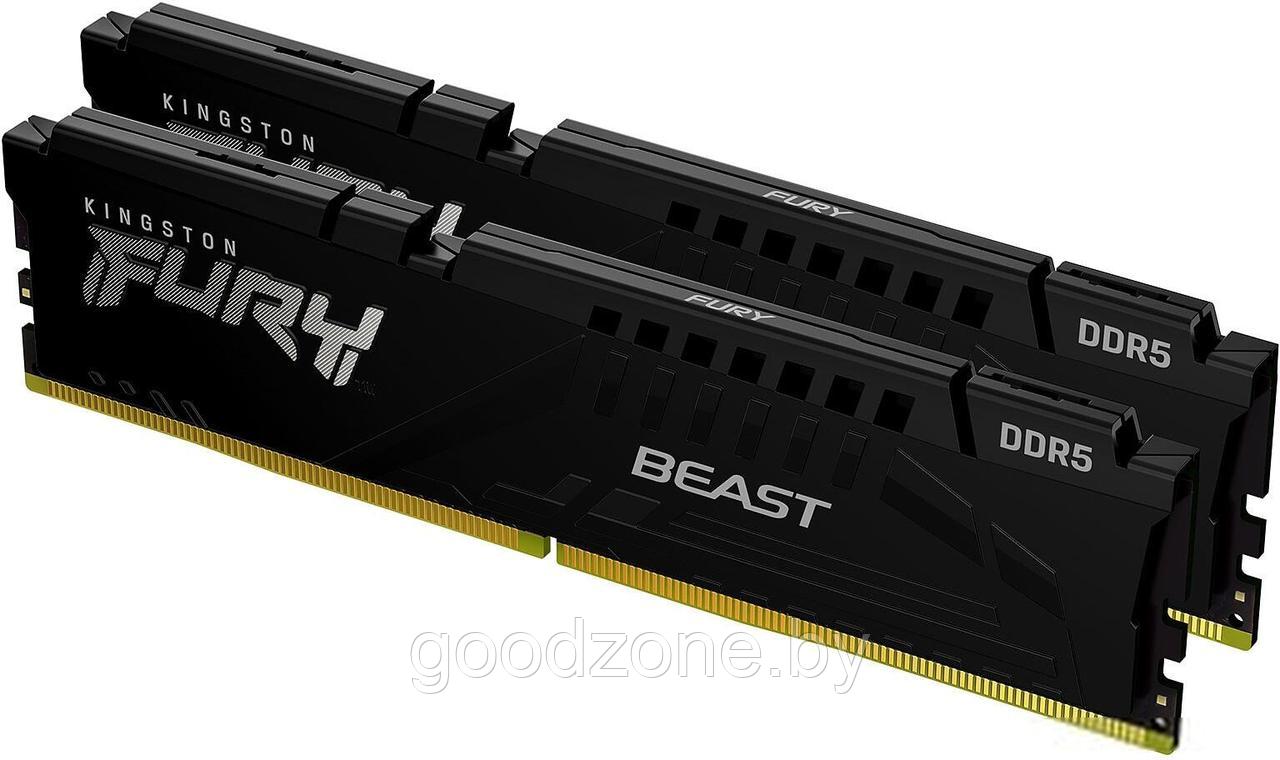 Оперативная память Kingston FURY Beast 2x32ГБ DDR5 6000МГц KF560C36BBEK2-64