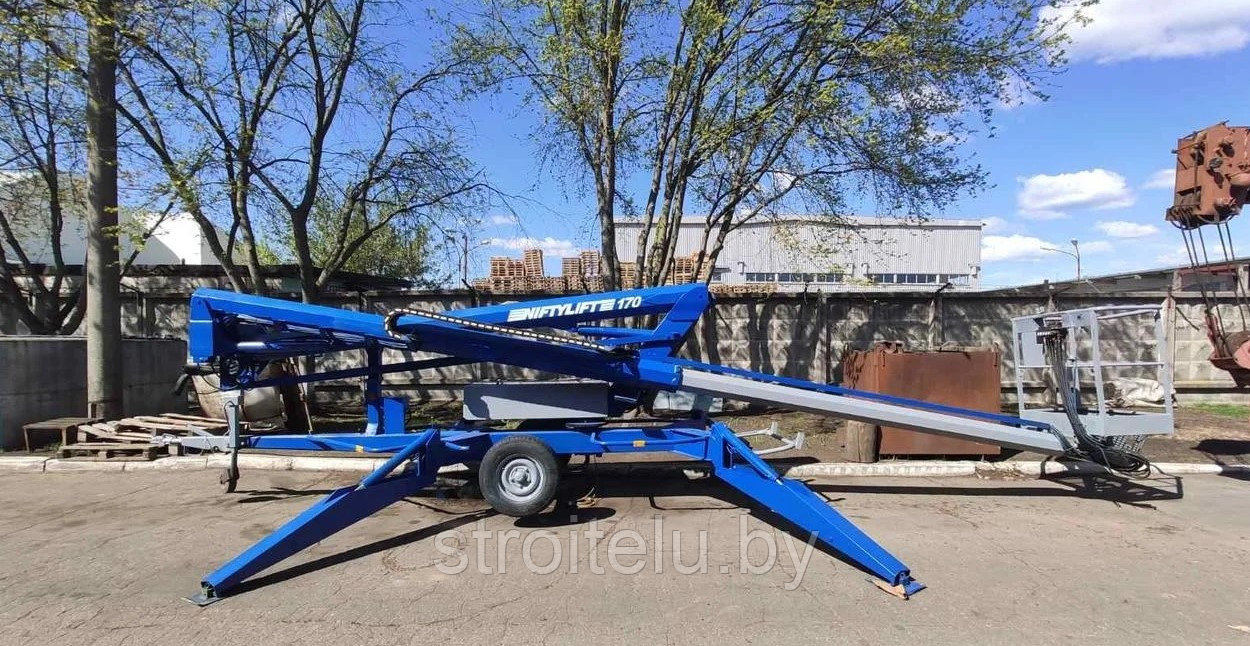 Коленчатый прицепной подъемник Niftylift 170 б/у 2008 год. Продаётся без НДС