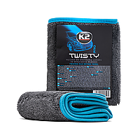 TWISTY PRO - Полотенце для сушки с крученым ворсом + очистка стекла | K2 | 40х60см