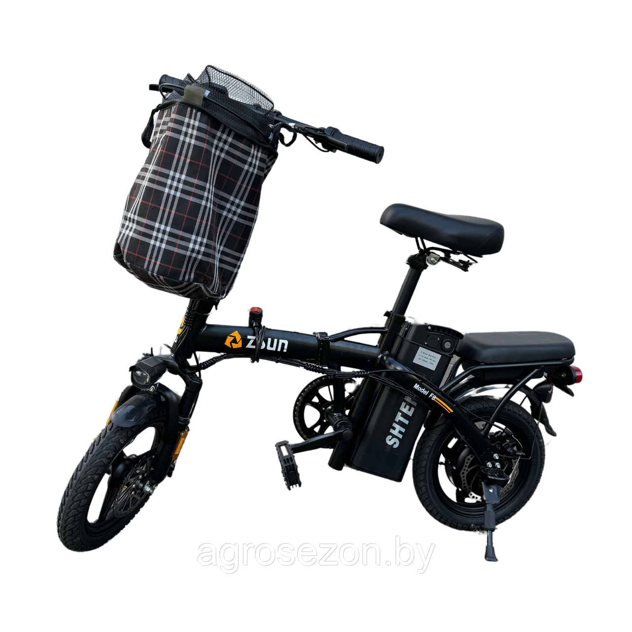 Складной Электровелосипед Shtenli Zsun Model F8 10.4A (45-50км, 28кг)