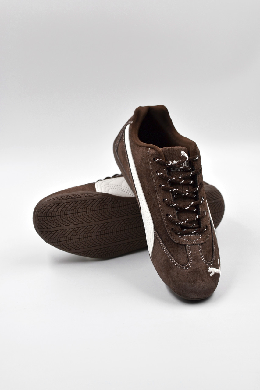Кроссовки женские Puma шоколадные