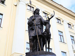 МЕМОРИАЛ «СВЯТОЙ ГУБЕРТ» В ЦЕНТРЕ ГРОДНО