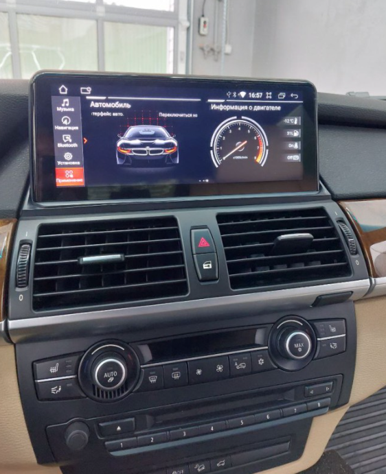 Штатная магнитола Radiola для BMW X5 E70 (2011-2014) CIC на Android 13 (8/128gb) +4g