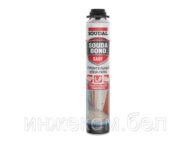 Клей-пена полиуретановая пистолетная "SOUDABOND Easy Gun" 750 мл (SOUDAL)