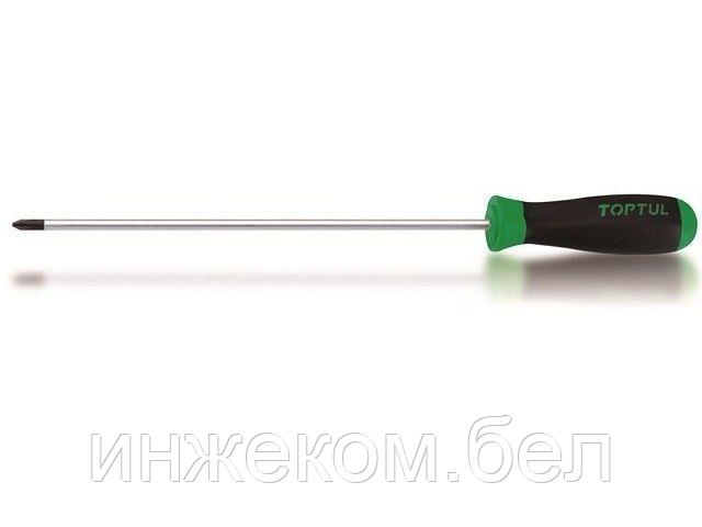 Отвертка "+" №2 400мм EXTRA LONG TOPTUL
