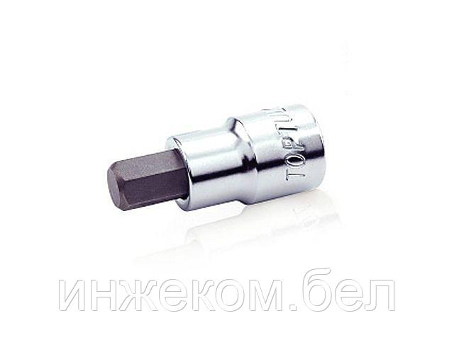 Головка 1/4" с насадкой HEX 4мм TOPTUL