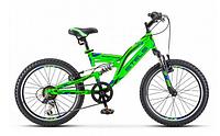 Горный велосипед для подростка STELS Mustang V 20" V010 LU088354 Зелёный подростковый двухподвес