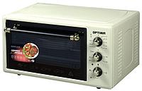 Настольная духовка мини печь электрическая OPTIMA OF-48BR бежевый жарочный шкаф для дачи выпечки хлеба