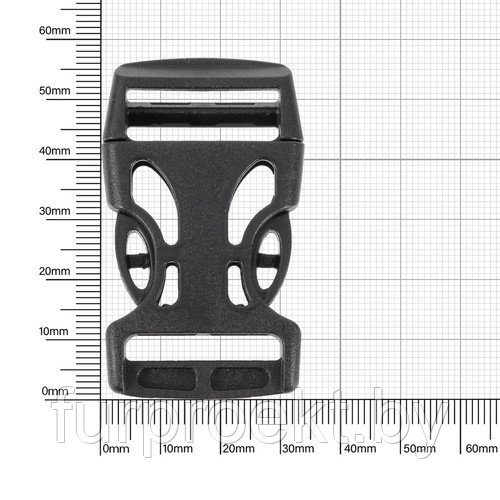 Фастекс 25 мм черный (H-PA 043)