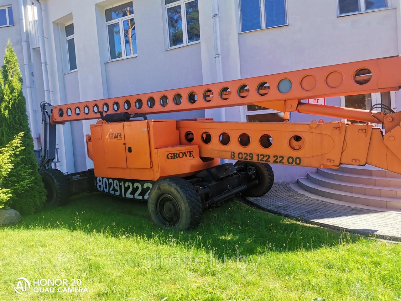 Коленчатый самоходный дизельный подъемник Grove A 125 SJ б/у 2003 год. Цена указана с НДС