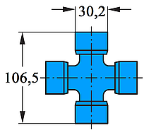 Крестовина Серия -7 (30х106,5)