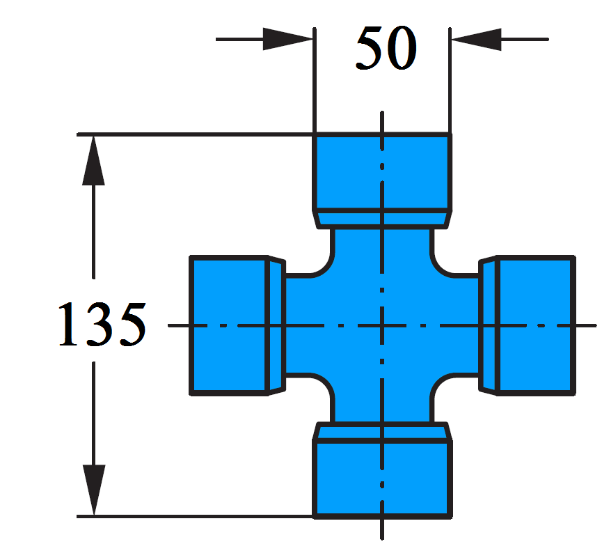 Крестовина К 100-01 (50х135)