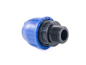 Ниппель ПЭ 63 х 1 1/2" нар., РТП (РосТурПласт)