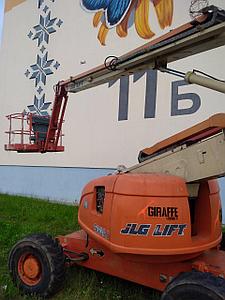 Коленчатый самоходный дизельный подъемник JLG 600 AJ б/у 1999 год. Продаётся без НДС.