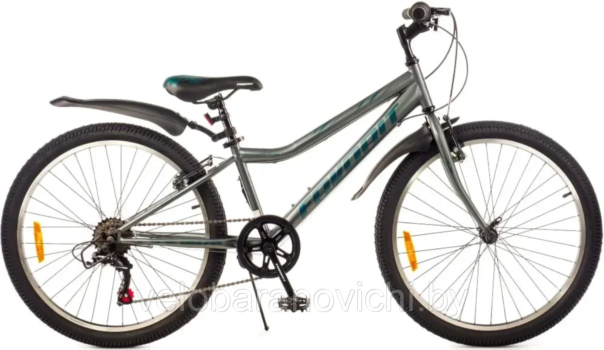 Велосипед Favorit Sirius 24VS, 24", серый