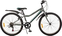 Велосипед Favorit Sirius 24VS, 24", серый