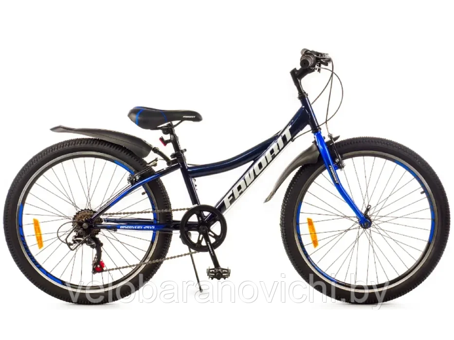 Велосипед Favorit Discovery 24VS, 24", синий