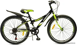 Велосипед Favorit Discovery 24VS, 24", зеленый
