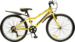 Велосипед FAVORIT SIRIUS-24VS, 24", жёлтый