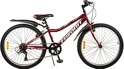 Велосипед FAVORIT SIRIUS-24VS, 24", вишнёвый