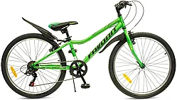 Велосипед FAVORIT SIRIUS-24VS, 24", зелёный