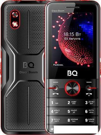 Кнопочный телефон BQ-Mobile BQ-2842 Disco Boom (красный), фото 2