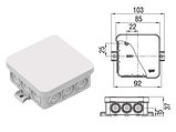 Коробка распаячная ОП 85х85х35 IP54 67093 ТУСО, фото 2