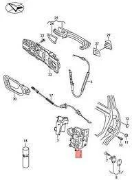 Замок двери VAG 5K4839015P