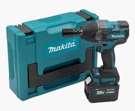 Гайковерт аккумуляторный бесщеточный Makita (700 Нм, 2 АКБ 6 А/ч, кейс) Аналог, фото 2