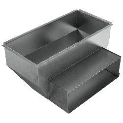 Соединение воздуховода Kratki 9x20