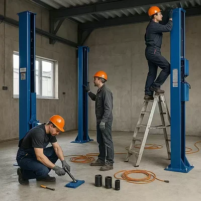 Монтаж и установка автоподъёмников