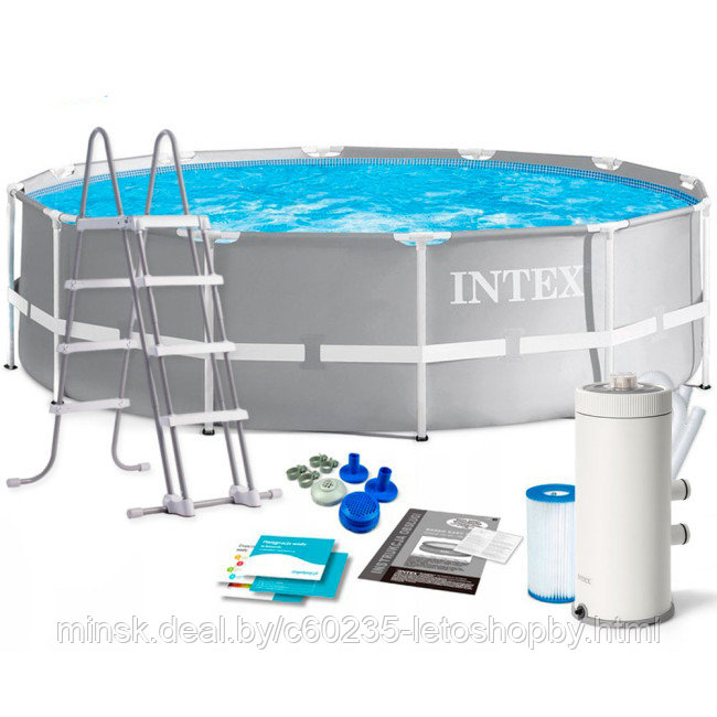 Каркасный бассейн Intex 26718 Prism Frame Pool 366*122 см