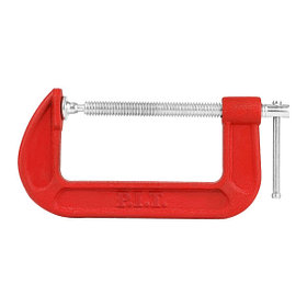 Струбцина винтовая P.I.T. CONTROL HCLG01-0125 (тип G, 125х63 мм, 6000 Н, сталь/чугун)