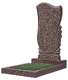 Памятники из коричневого гранита, фото 4