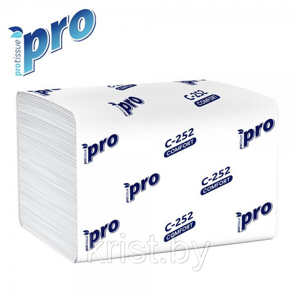 Салфетки бумажные однослойные PROtissue, 16*21см, 200шт