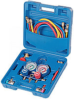 Манометрические коллекторы NORDBERG Коллектор манометрический со шлангами и муфтами в кейсе NORDBERG NFG30K