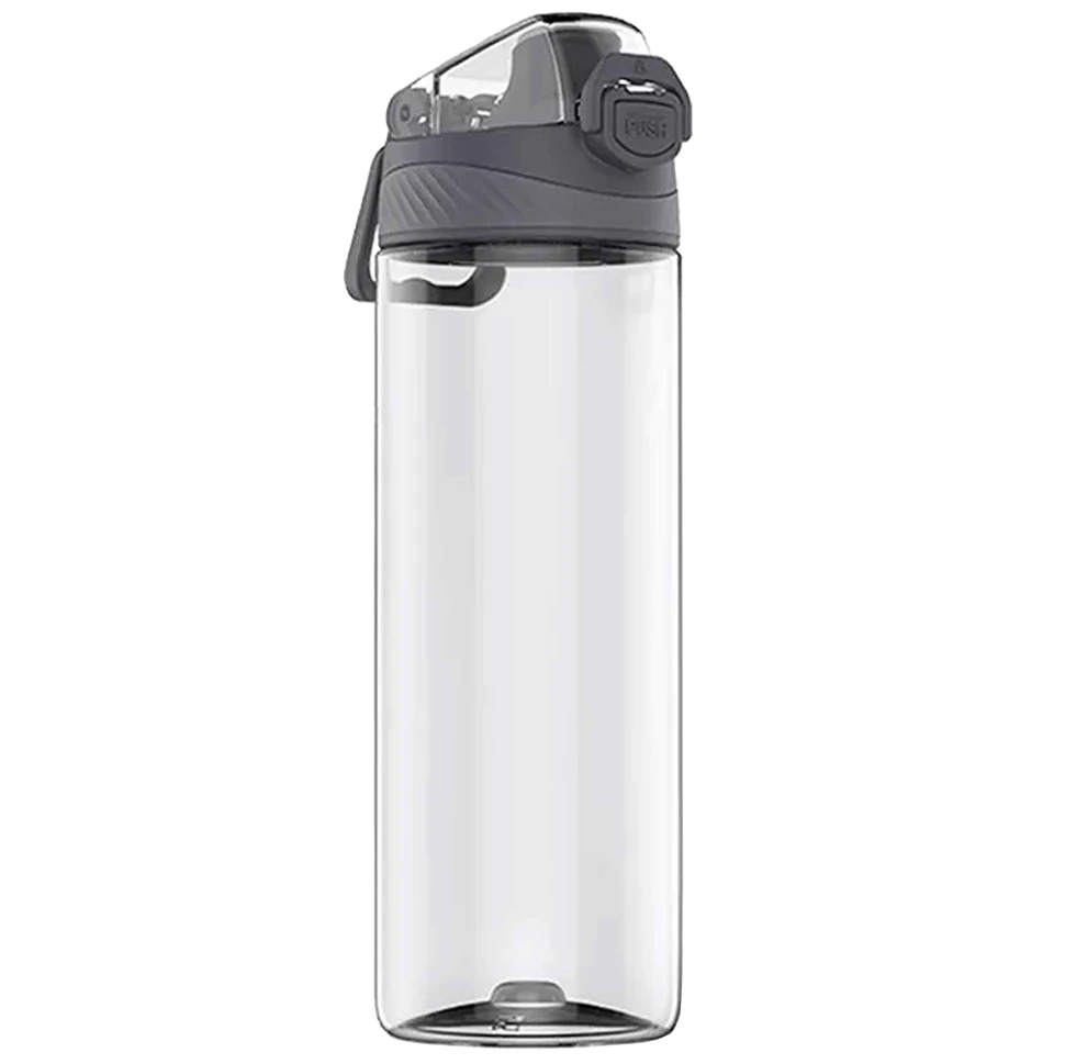 Бутылка для воды QuanGe Hello Life Tritan Sports Cup 620мл Серая