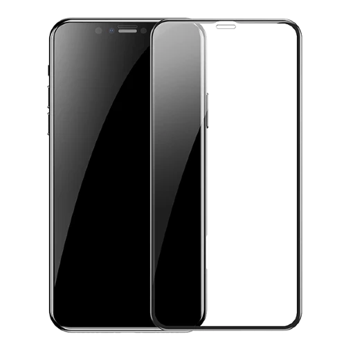 Стекло Baseus 0.23mm tempered glass для iPhone Xs Max (2 шт) Черное