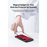 Стекло Baseus 0.23mm tempered glass для iPhone Xs Max (2 шт) Черное, фото 3