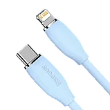 Кабель Baseus Jelly Liquid Type-C - Lightning 20W 2м Синий, фото 2