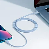 Кабель Baseus Jelly Liquid Type-C - Lightning 20W 2м Синий, фото 3