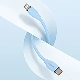 Кабель Baseus Jelly Liquid Type-C - Lightning 20W 2м Синий, фото 10