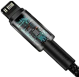 Кабель Baseus Tungsten Gold Type-C - Lightning 20W 2м Чёрный, фото 6
