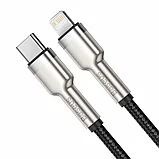Кабель Baseus Cafule Metal Type-C - Lightning PD 20W 1м Зелёный, фото 4